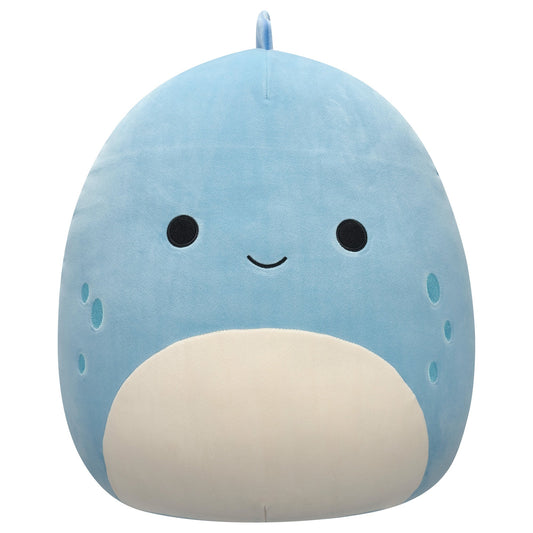 Squishmallows 16" John-John the Slate Blue Dino | Jazwares