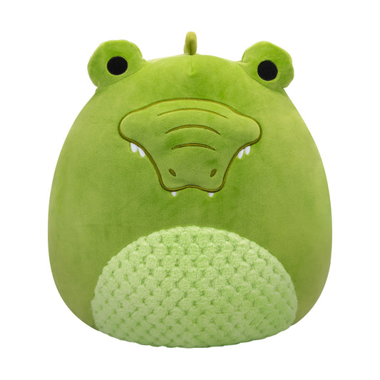 Squishmallows 12" Mopes the Green Alligator with Textured Belly | Jazwares