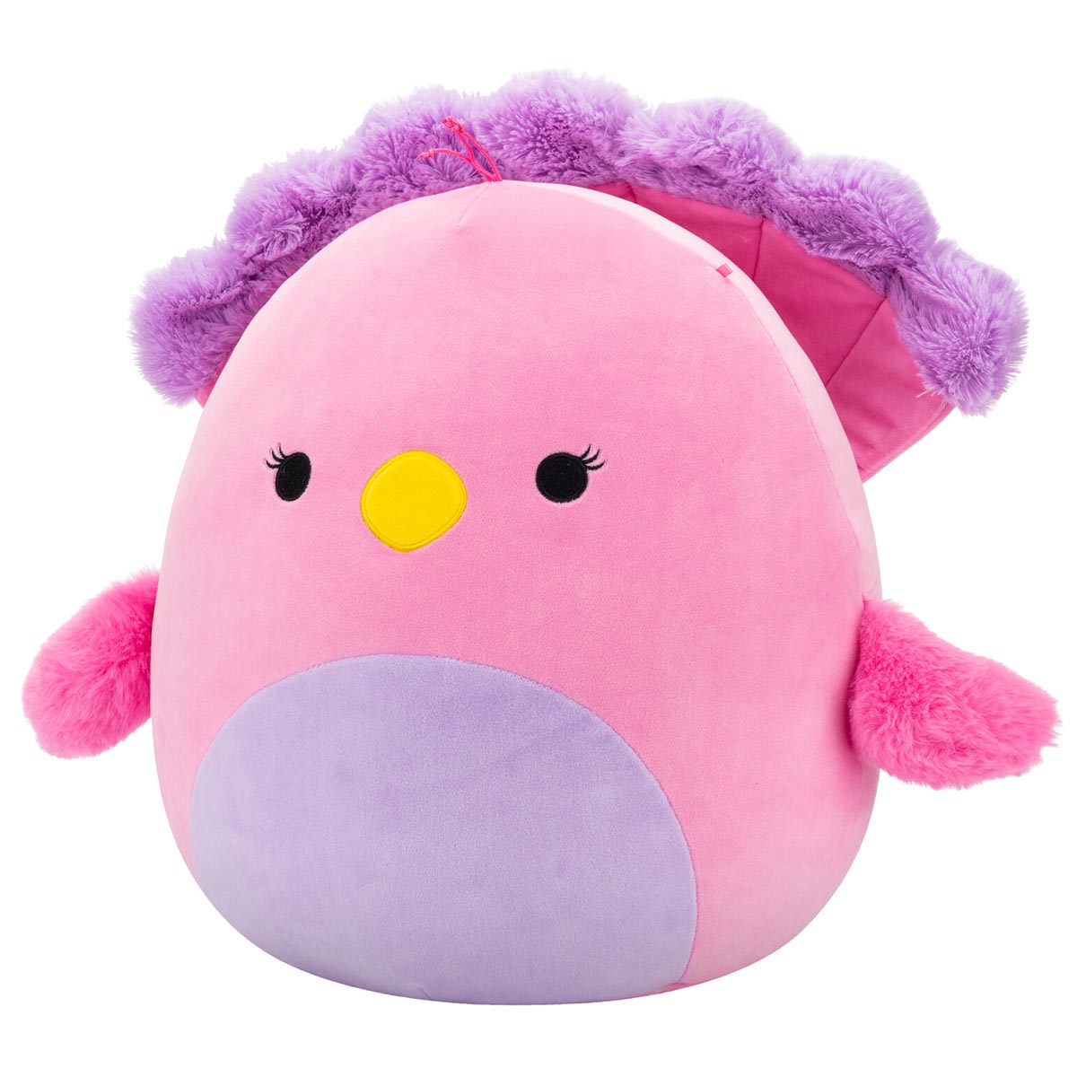Squishmallows 14" Sweetpea the Pink and Purple Peacock | Jazwares