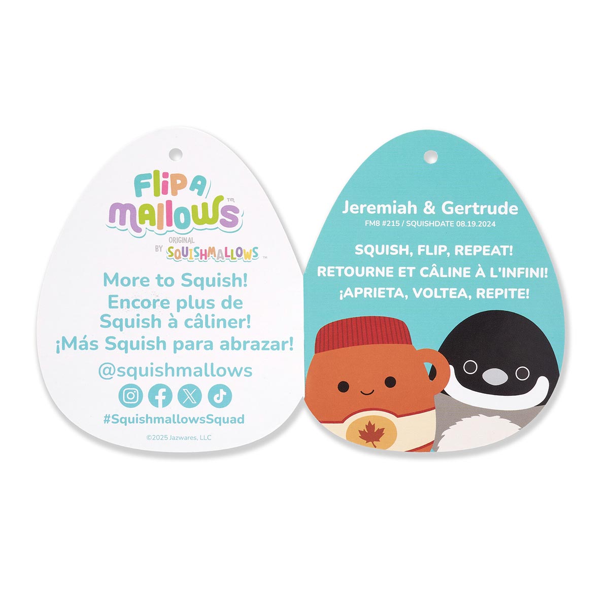 8" Jeremiah & Gertrude FlipAMallows | Jazwares